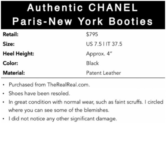 Authentic CHANEL Paris-New York Booties - Picture 7 of 7